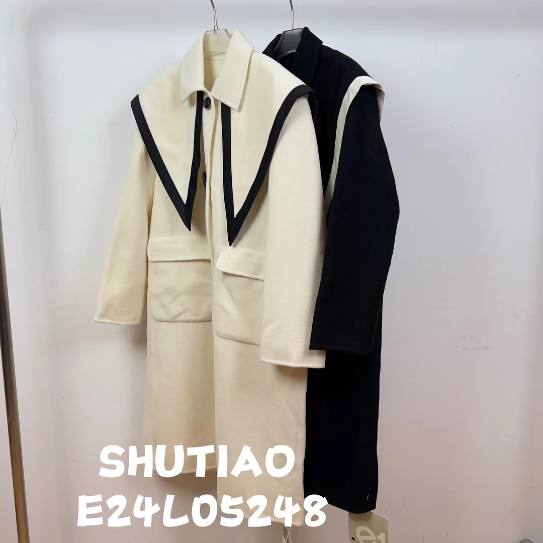 【SHUTIAO】2024秋冬：新款小众设计款外套E24L05248