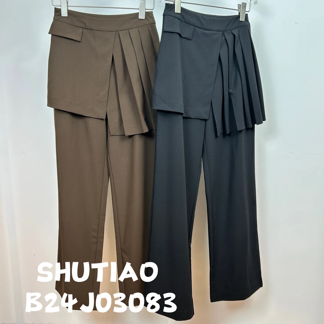 【SHUTIAO】2024秋冬：新款小众设计款裤子B24J03083