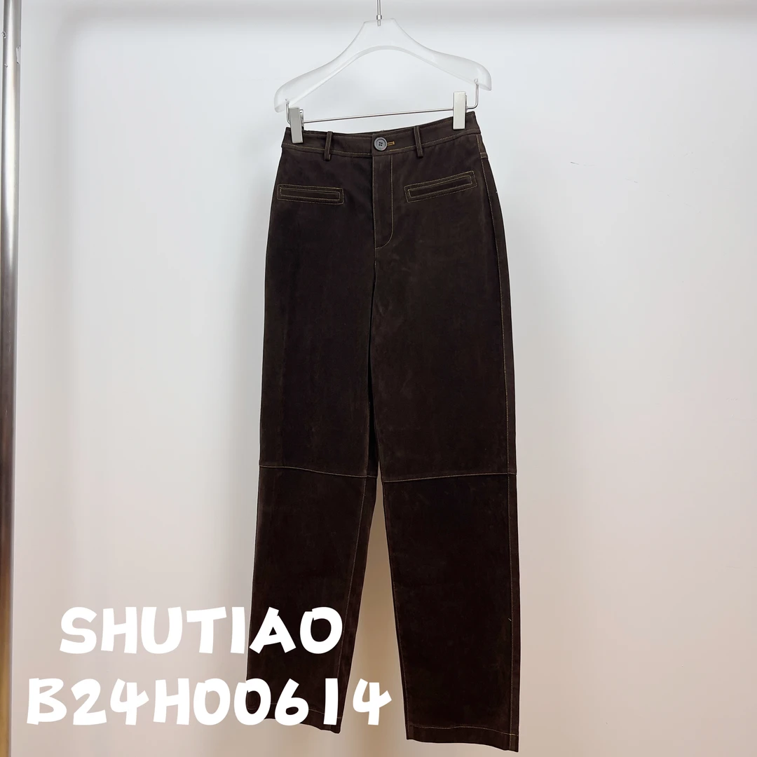 【SHUTIAO】2024秋冬：新款小众设计款裤子B24H00614