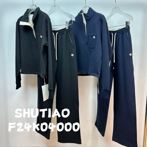 【SHUTIAO】2024秋冬：新款小众设计款套装F24K04000