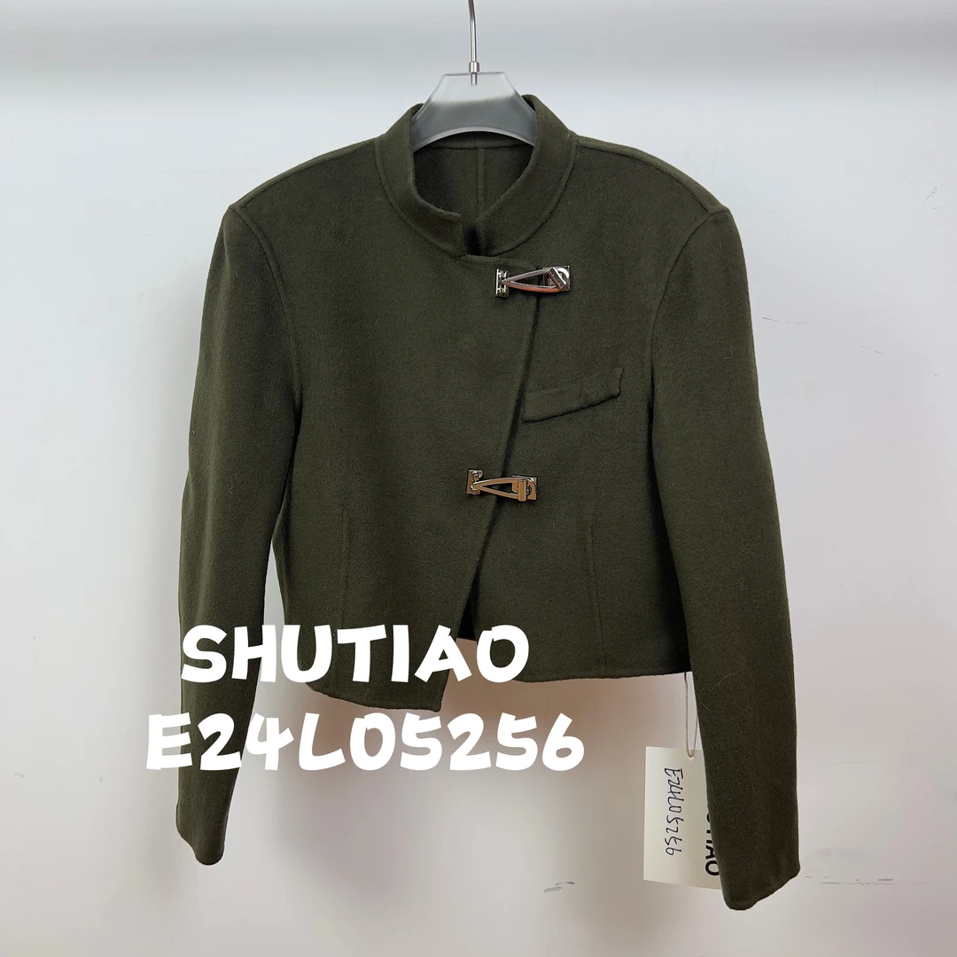 【SHUTIAO】2024秋冬：新款小众设计款外套E24L05256