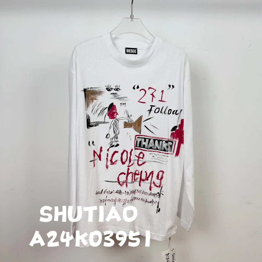 【SHUTIAO】2024秋冬：新款小众设计款T恤A24K03951