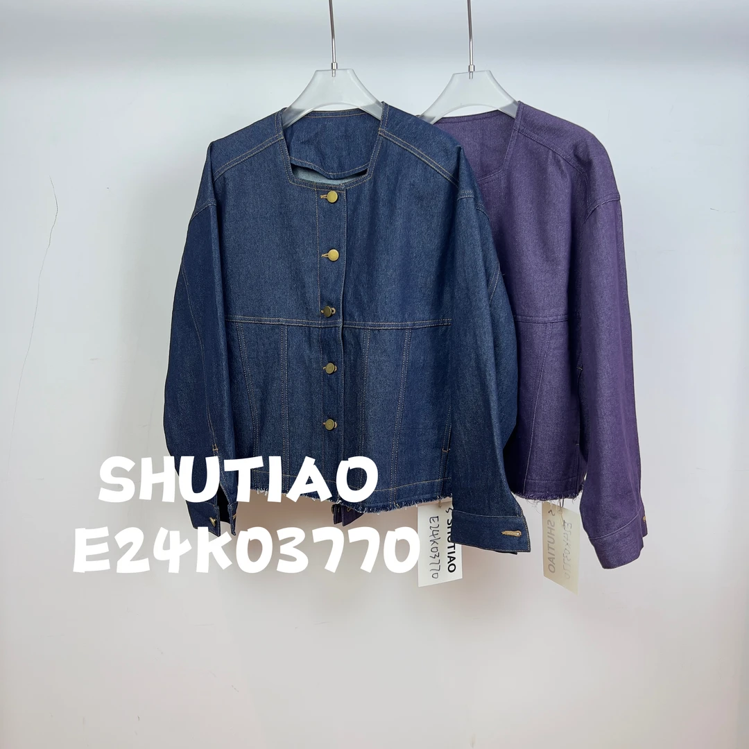 【SHUTIAO】2024秋冬：新款小众设计款外套E24K03770