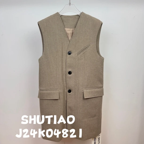 【SHUTIAO】2024秋冬：新款小众设计款马甲J24K04821