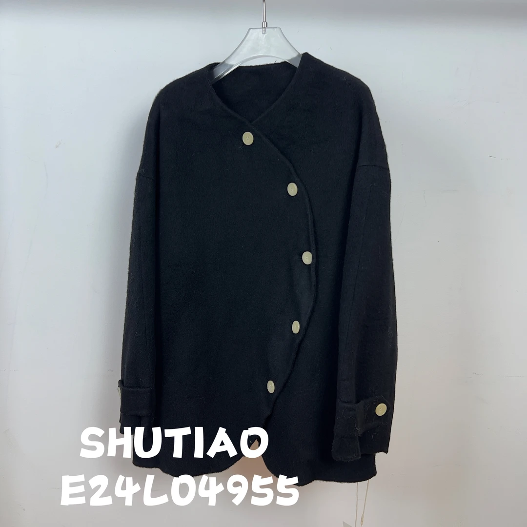 【SHUTIAO】2024秋冬：新款小众设计款外套E24L04955
