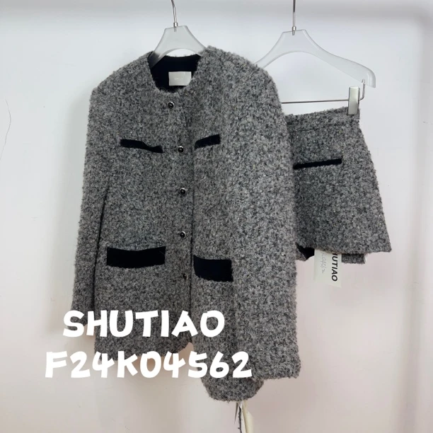 【SHUTIAO】2024秋冬：新款小众设计款套装F24K04562