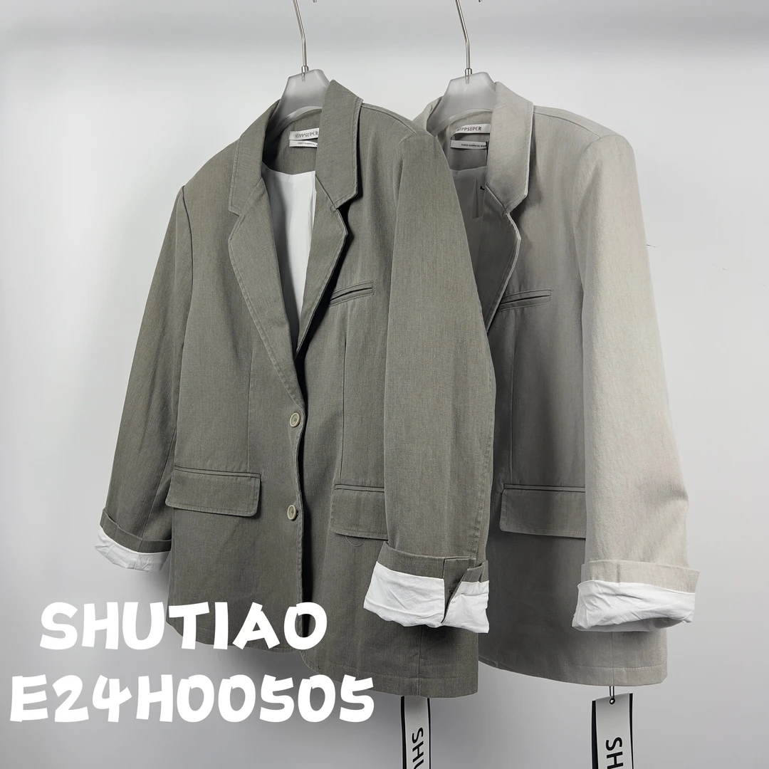 【SHUTIAO】2024秋冬：新款小众设计款外套E24H00505