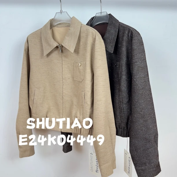【SHUTIAO】2024秋冬：新款小众设计款外套E24K04449