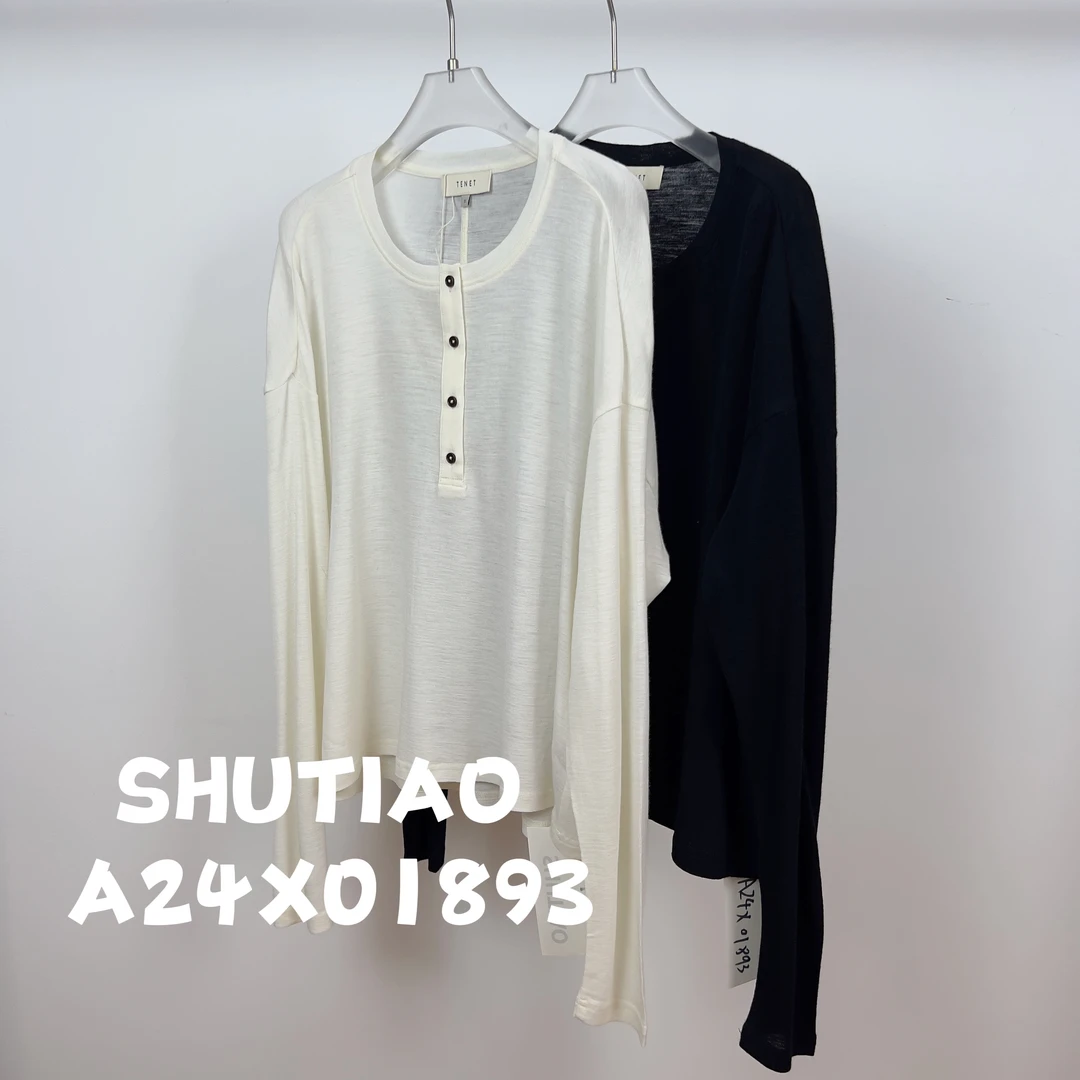 【SHUTIAO】2024秋冬：新款小众设计款T恤A24X01893
