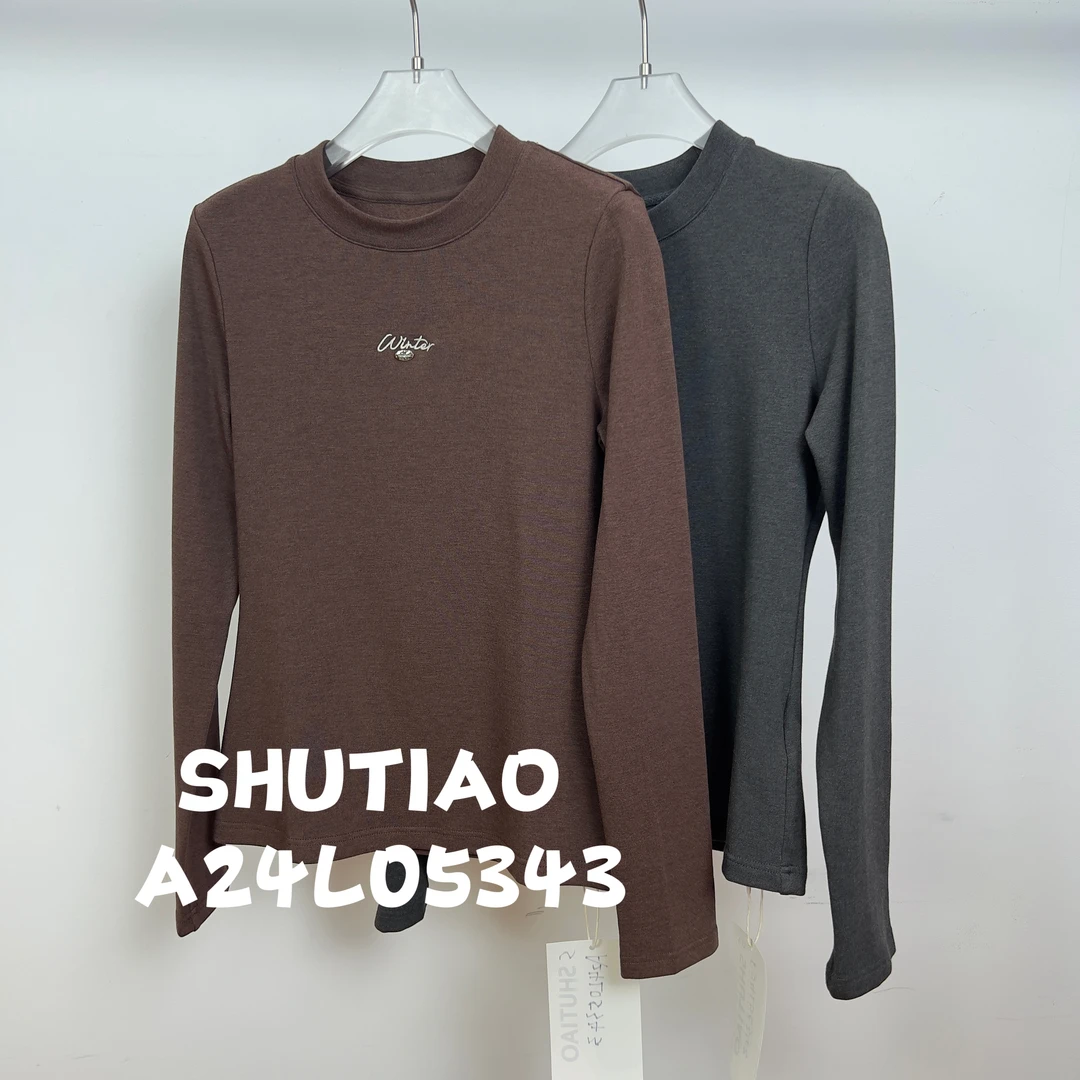 【SHUTIAO】2024秋冬：新款小众设计款T恤A24L05343