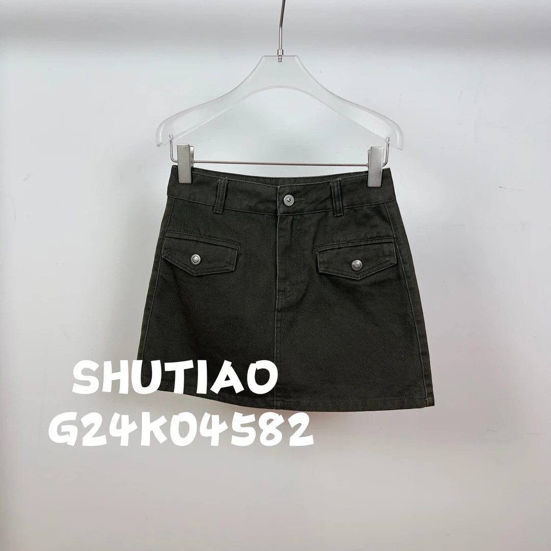 【SHUTIAO】2024秋冬：新款小众设计款短裙G24K04582