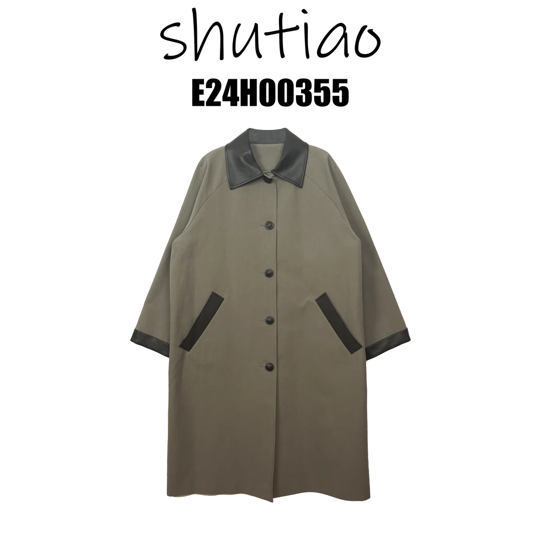 【SHUTIAO】2024秋冬：新款小众设计款外套E24H00355