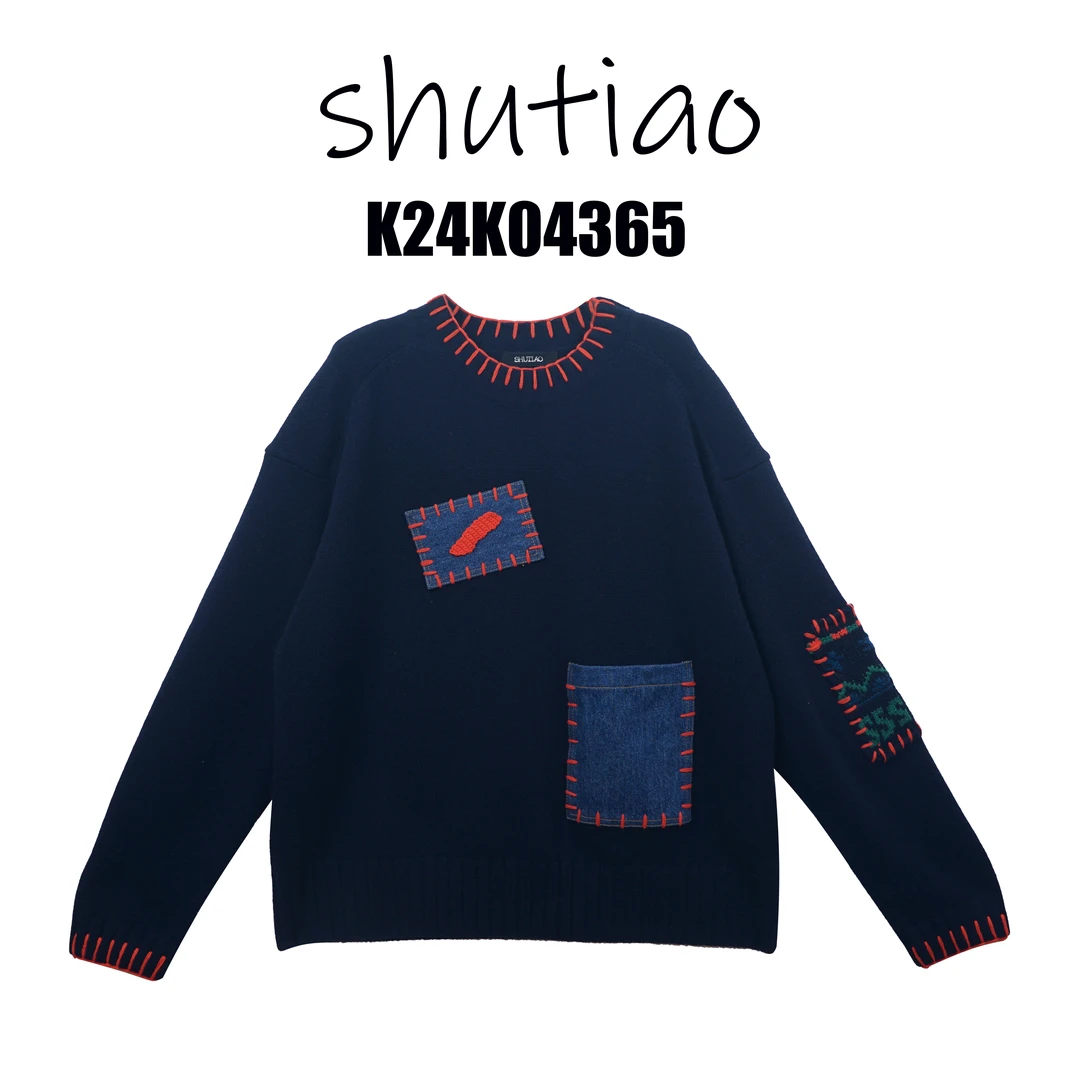 【SHUTIAO】2024秋冬：新款小众设计款毛衣K24K04365