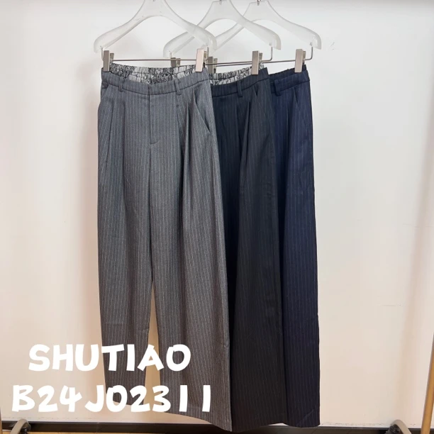 【SHUTIAO】2024秋冬：新款小众设计款裤子B24J02311