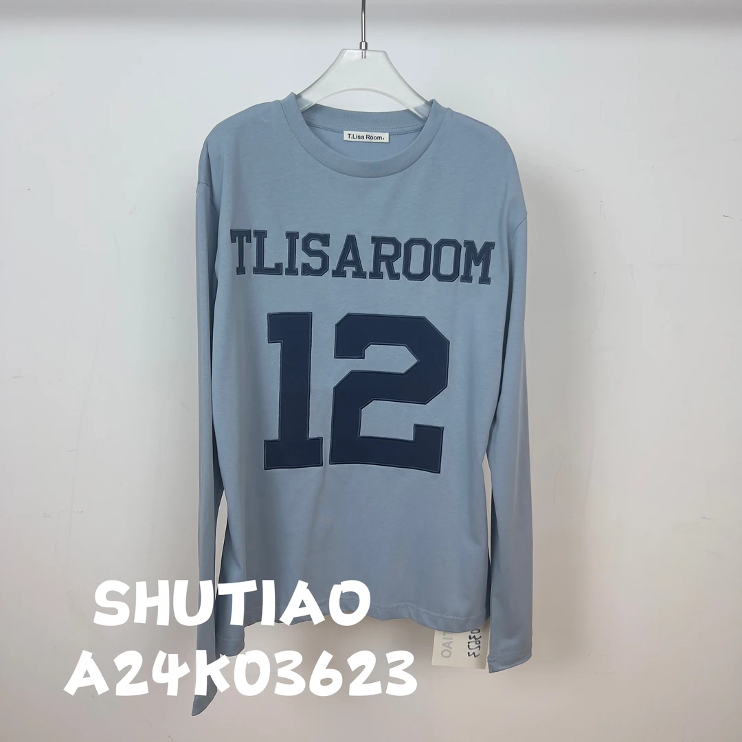 【SHUTIAO】2024秋冬：新款小众设计款T恤A24K03623