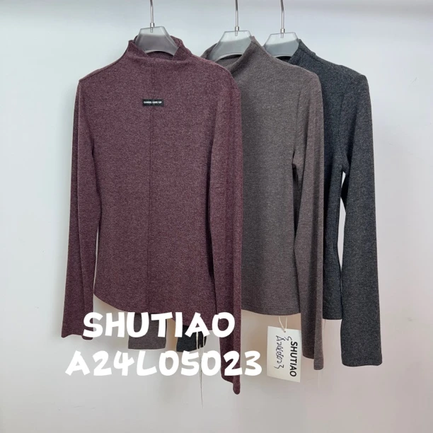 【SHUTIAO】2024秋冬：新款小众设计款T恤A24L05023