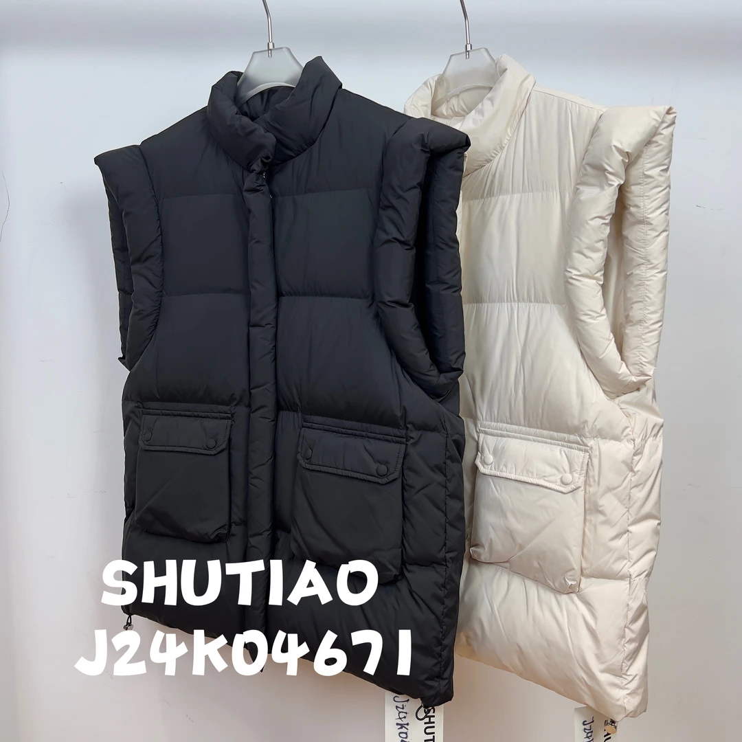 【SHUTIAO】2024秋冬：新款小众设计款羽绒马甲J24K04671