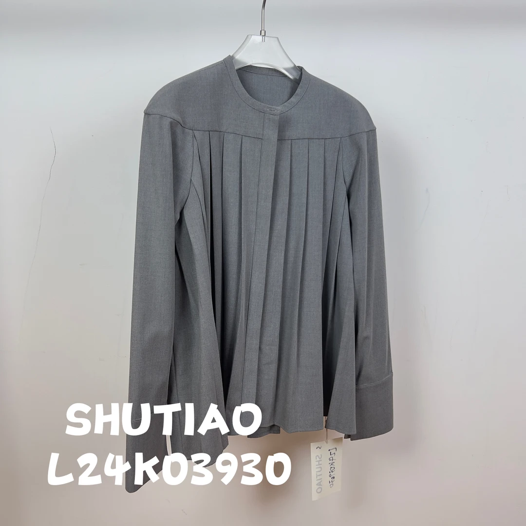 【SHUTIAO】2024秋冬：新款小众设计款衬衫L24K03930