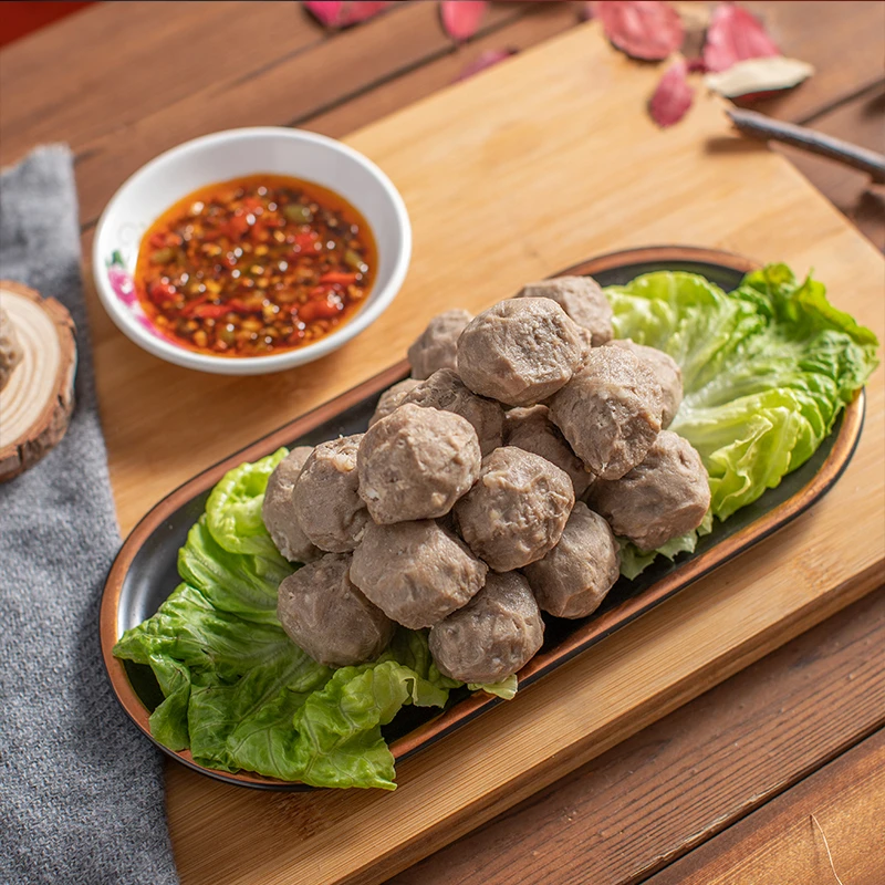 【光禾优选】新鲜手打潮汕风味牛肉丸爆汁美味传统正宗4斤手工特色