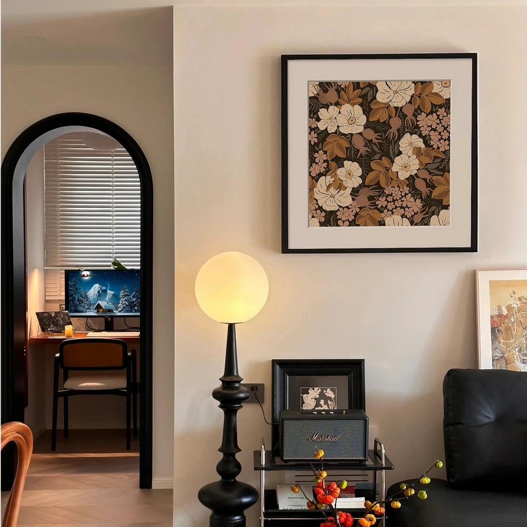 小众复古客厅装饰画法式美拉德风古典花卉壁画餐厅书房挂画墙画