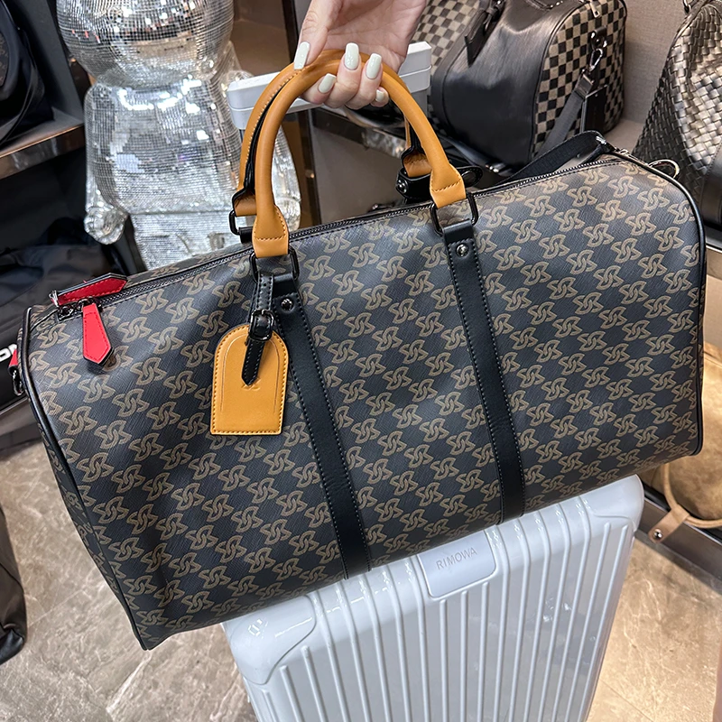 潮牌旅行包高品质大容量波士顿包 男女通用款手提包健身包训练包