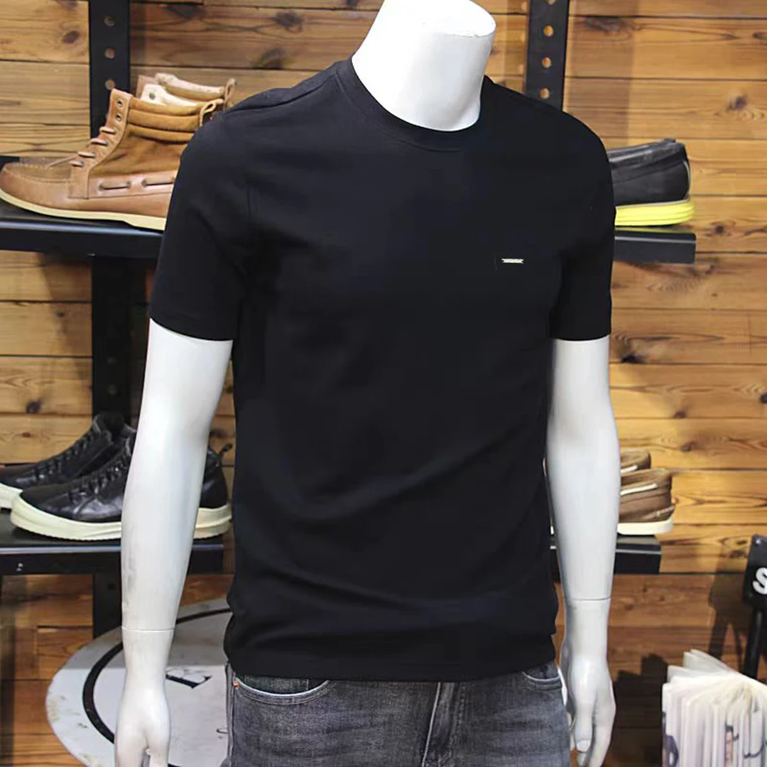 【好的服饰工作室】修身圆领短袖男士简约百搭净版T恤上衣 86978