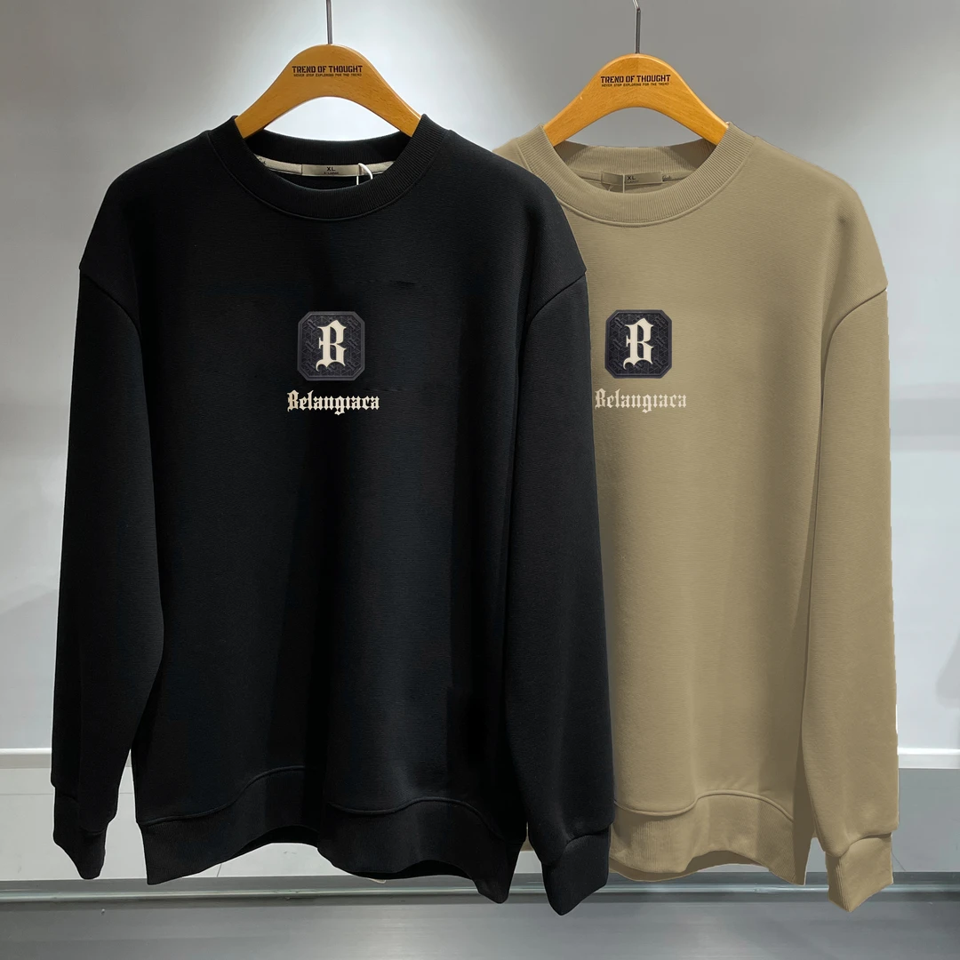 【好的服饰工作室】冬款加绒加厚宽松百搭休闲长袖卫衣男 33872