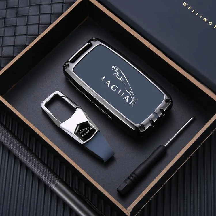 新款捷豹xfl钥匙套XEL汽车fpace专用XJL高档ftype扣epace壳男女包