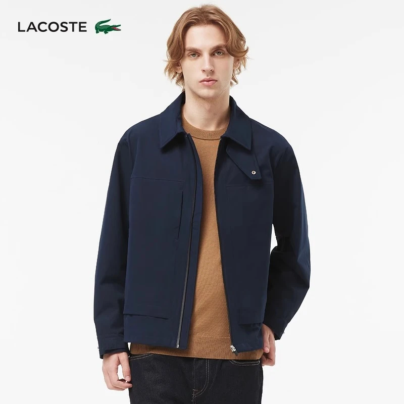 LACOSTE法国鳄鱼男装秋季时尚潮流休闲百搭舒适夹克外套|BH0677