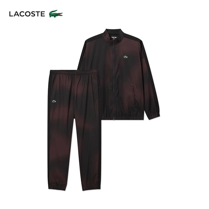 LACOSTE法国鳄鱼男装梅德韦杰夫系列外套长裤休闲运动套装|WH2609