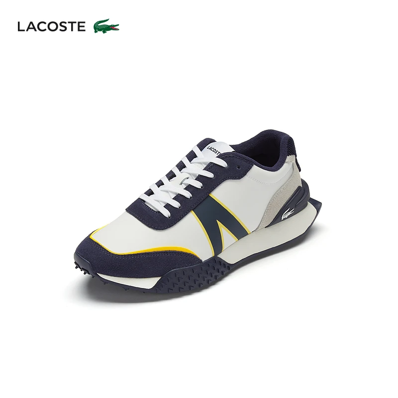 LACOSTE法国鳄鱼男士秋季新款时尚潮流拼接休闲运动鞋|46SMA0100