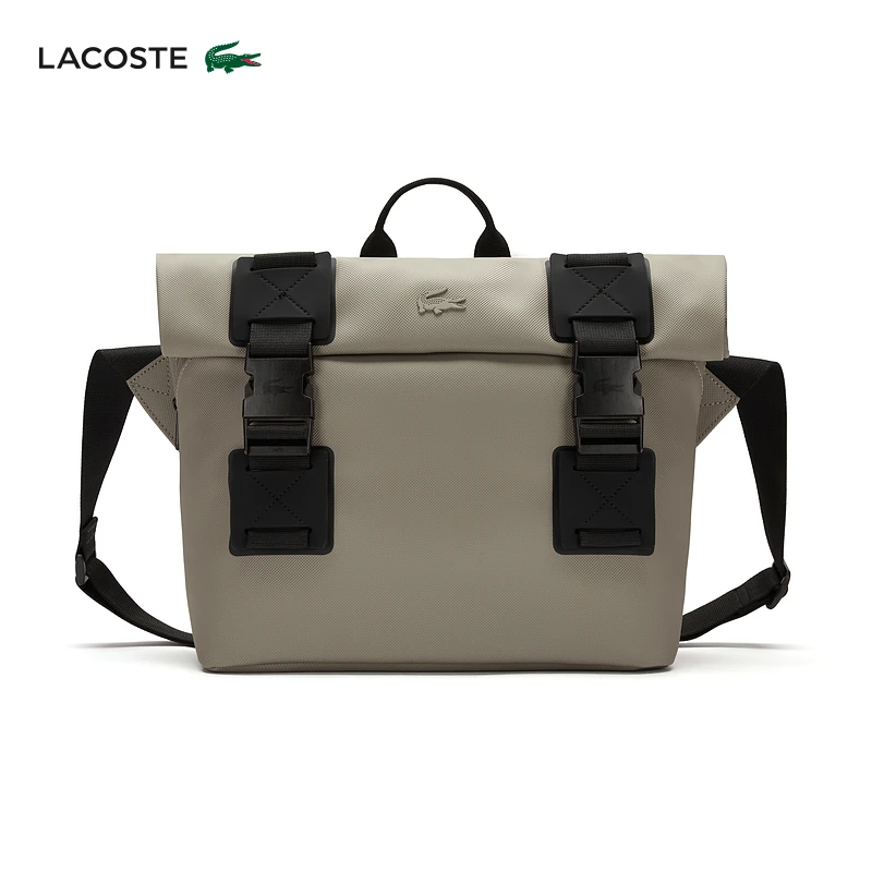 LACOSTE法国鳄鱼男包经典时尚商务通勤中号斜挎包背包|NH4439OO