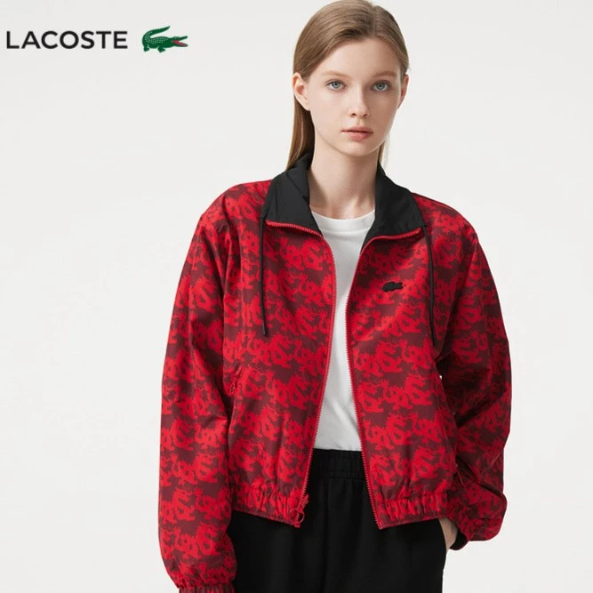 LACOSTE法国鳄鱼女装24龙年新款新春系列时尚潮流夹克外套|BF3902