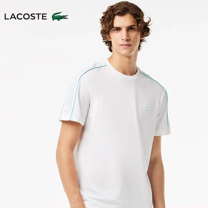 LACOSTE法国鳄鱼男装秋季潮流纯色舒适运动风短袖T恤衫|TH6262