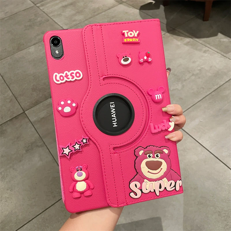 Super草莓熊适用matepad11.5'S保护套2024款Air12寸防摔SE平板11