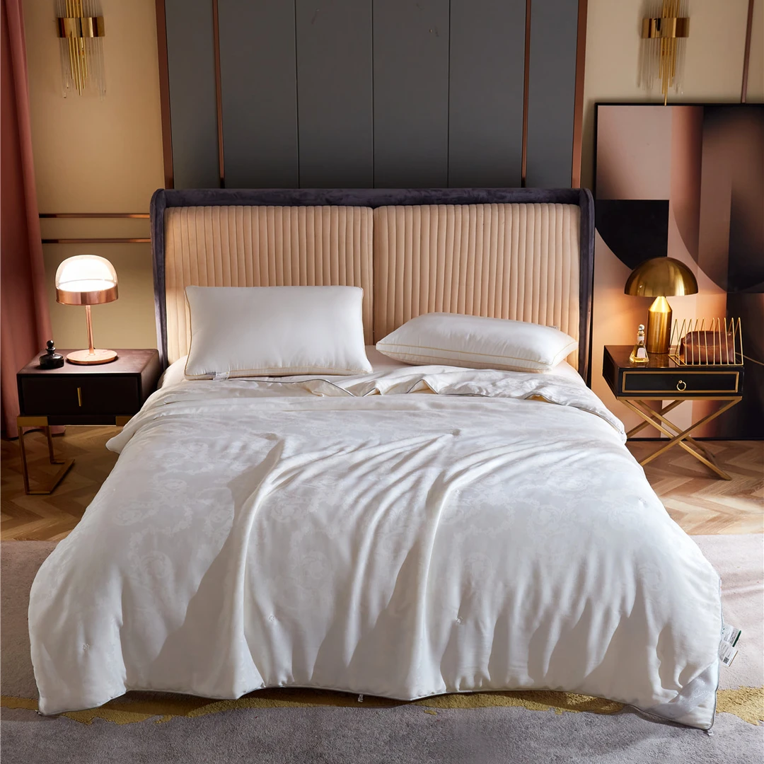 正宗纯手工蚕丝被夏凉被单人被空调被双人纯蚕丝被四季通用