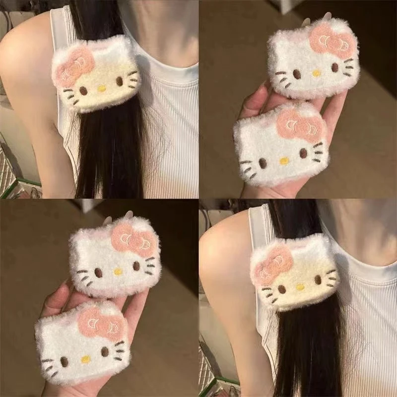软乎乎BB夹~蝴蝶结Kitty猫咪发夹女侧边刘海夹碎发可爱发卡头饰
