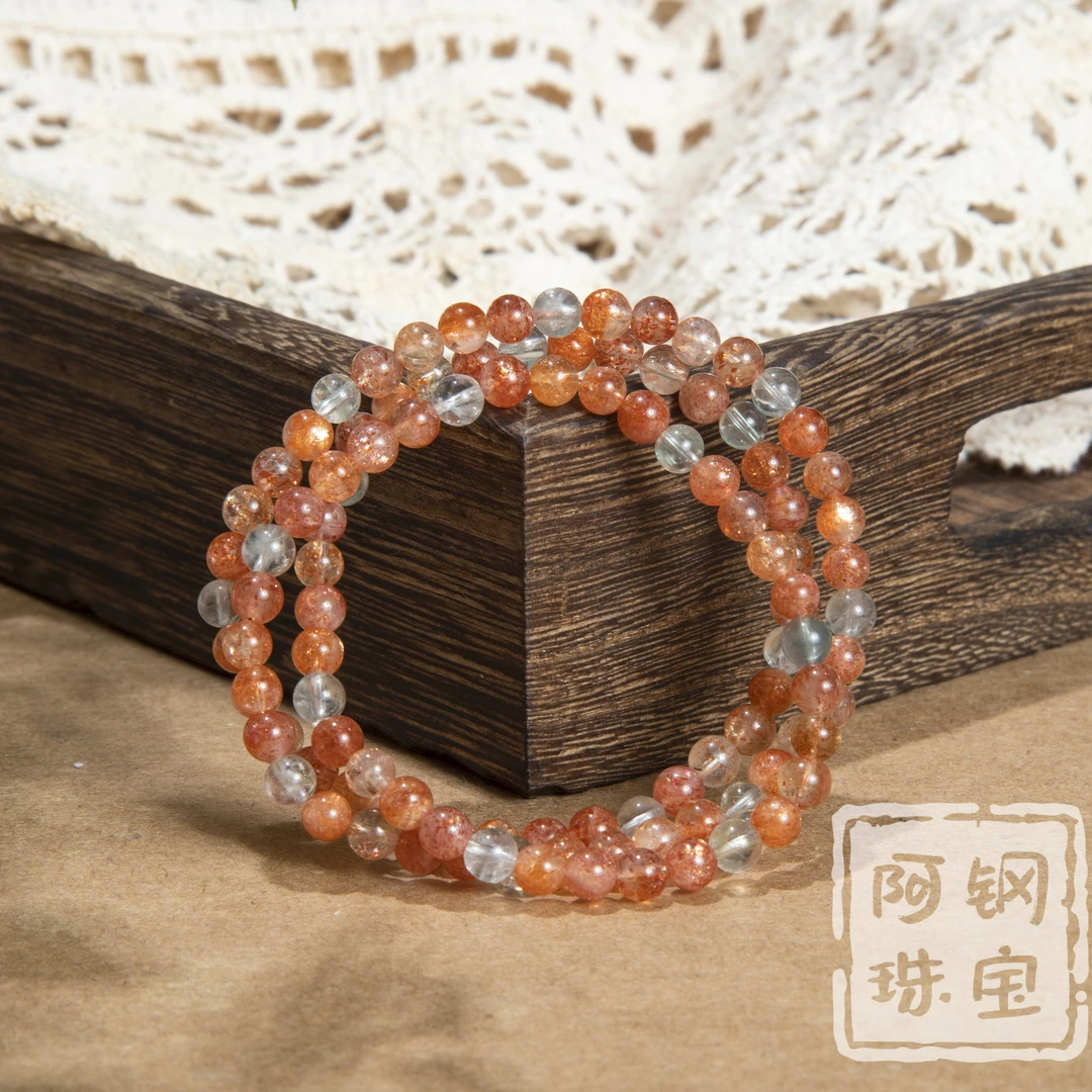 老料天然阿鲁沙能量事业必备项链多圈多样性发其一AL306