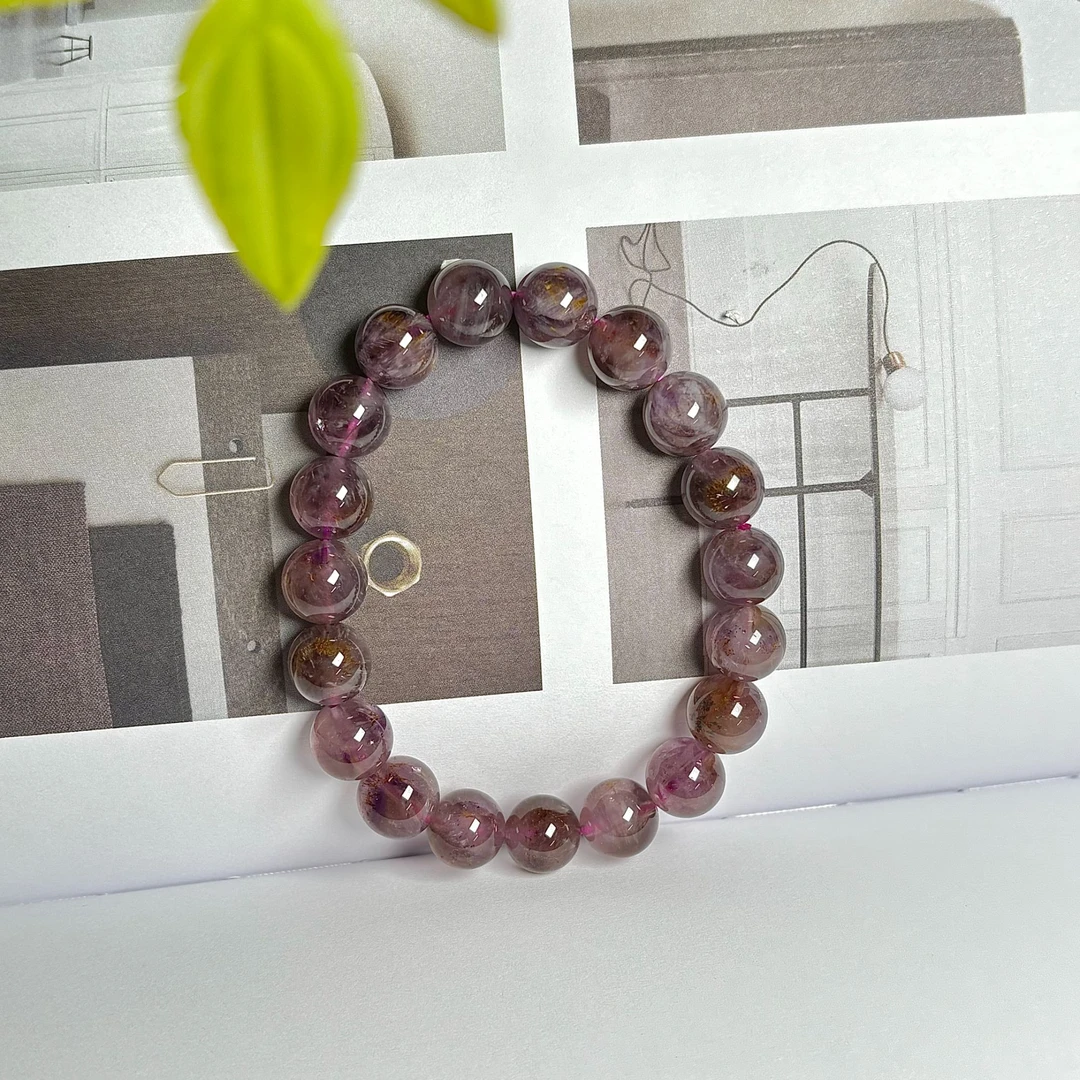 【高端】高品烟花极光23手串天然水晶单圈-多样性发其一-JG128