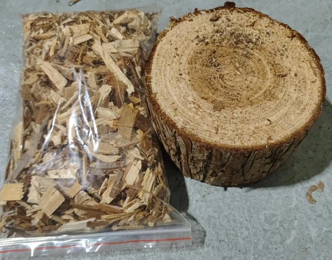 铁皮石斛种植植料，木屑，木桩