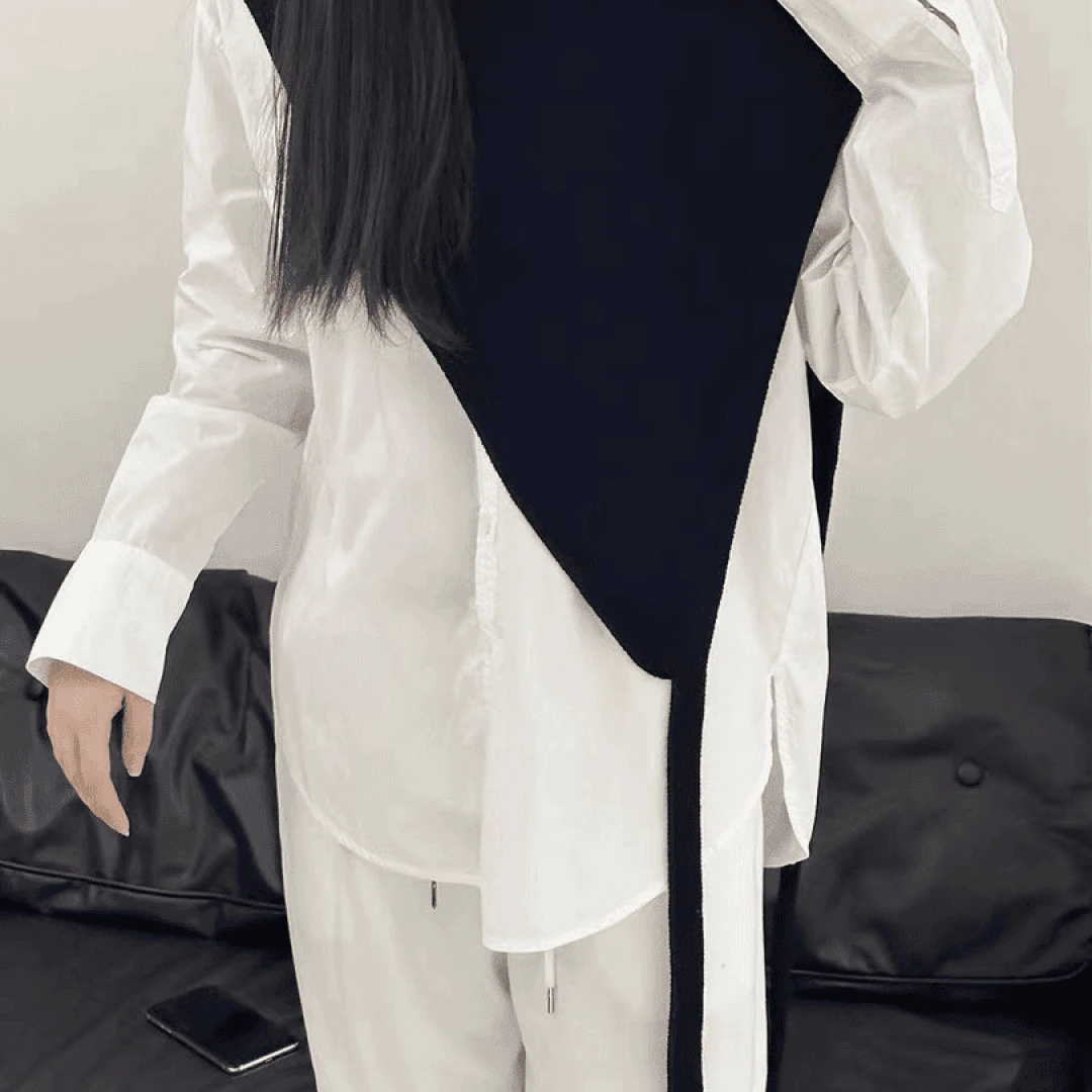 韩版秋冬穿搭高级感马甲小众设计女叠穿时尚飘带斜边三角针织披肩