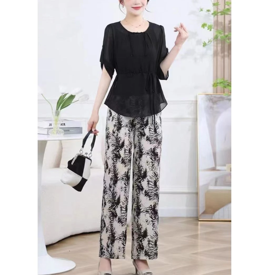 TH4331071回味依衣时尚三件套气质设计师女装套裤