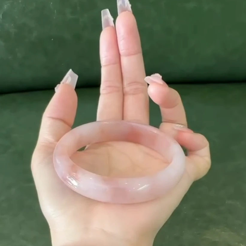 金丝玉桃花酿手镯