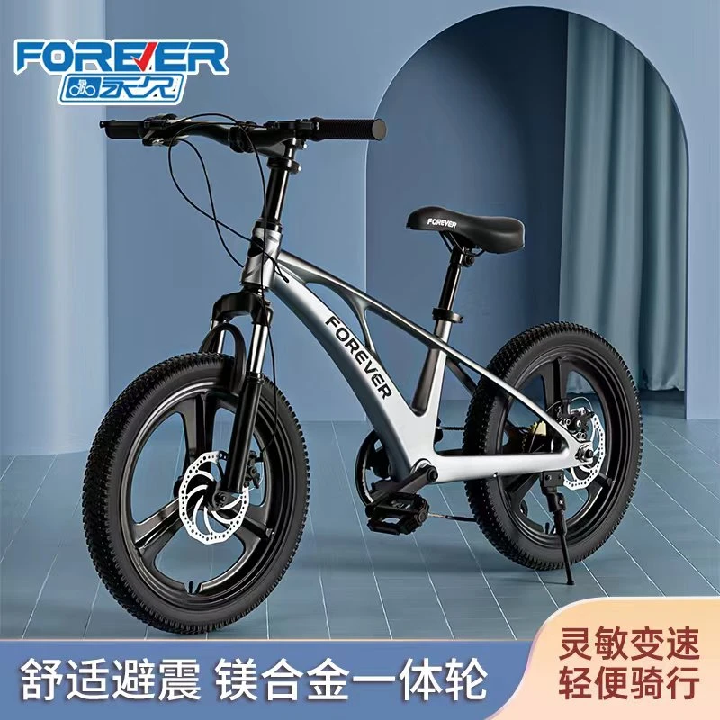 永久儿童山地自行车减震6-14岁镁合金18寸-20寸学生上学轻便