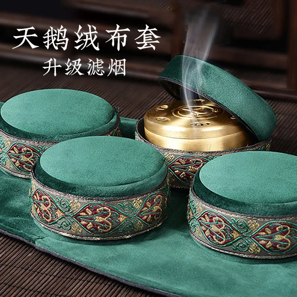 【四联随身灸】天鹅绒 家用艾灸馆 艾灸器具 滤烟 送艾绒垫 祛湿