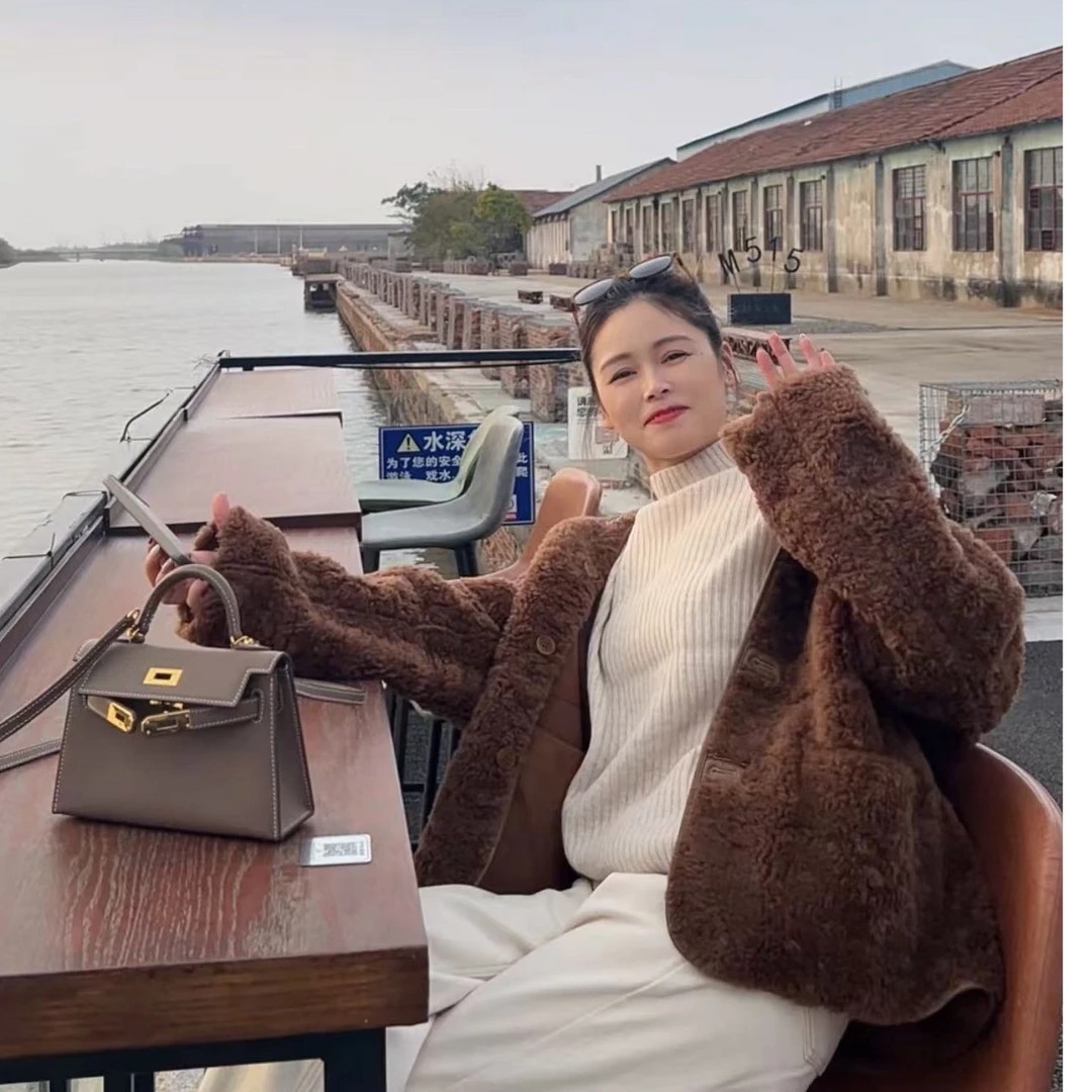 2024冬季纯羊毛半高领修身加厚内搭打底毛衣上衣