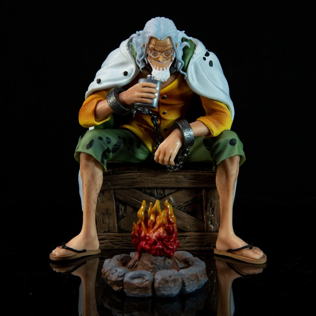 海贼王系列坐姿雷利冥王戴手铐日本动漫手办雕像模型摆件