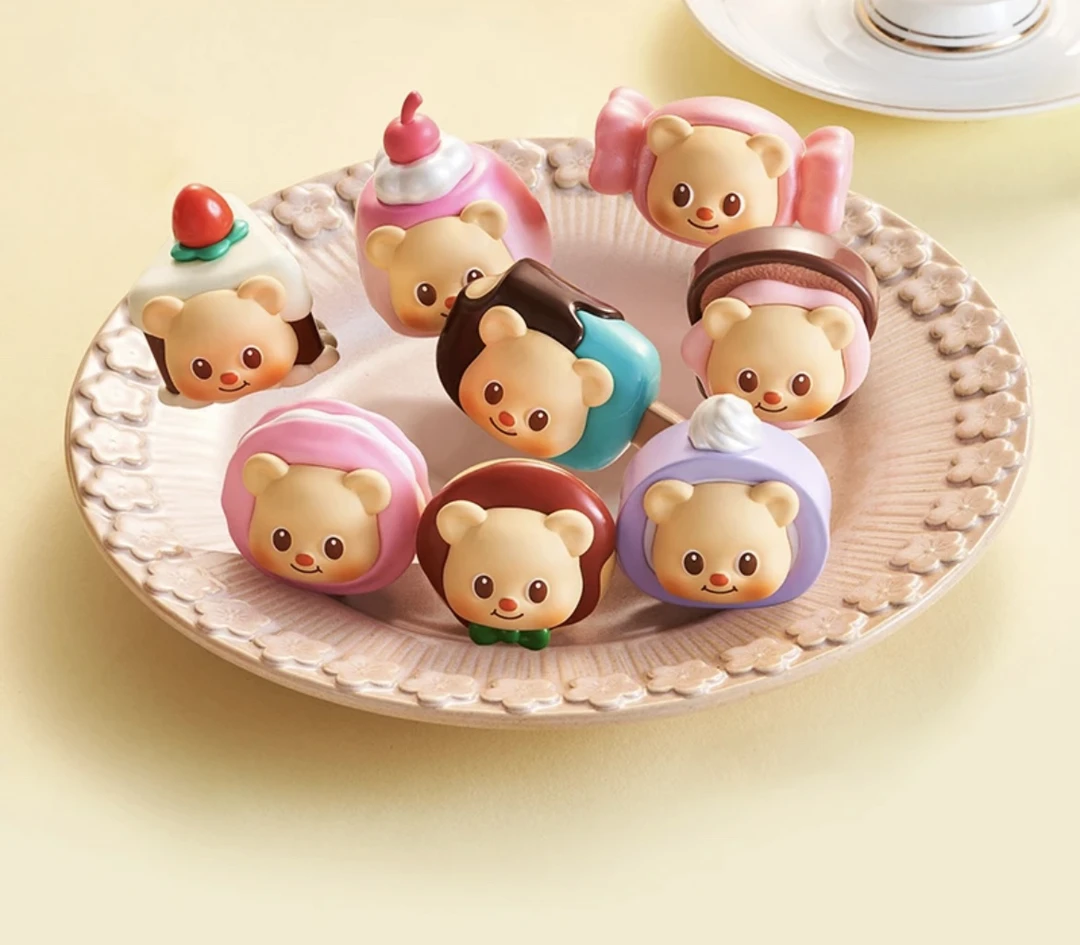 【拆袋】黄油小熊mini下午茶系列萌粒手办