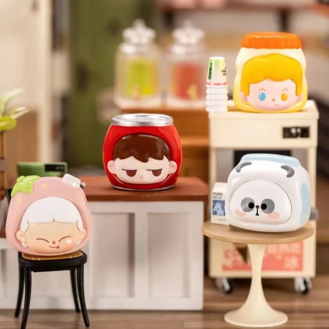 【拆盒】玩具城市贴贴乐吃货小铺系列盲盒盲袋萌粒