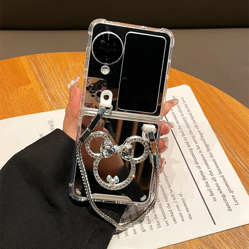 适用oppo find n3flip手机壳小奇补妆镜折叠保护套n 2flip防摔壳